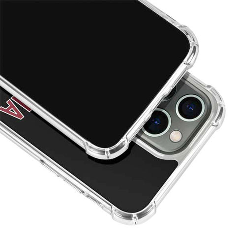 University of South Carolina Athletic Text & Logo iPhone 13 Pro Clear Case