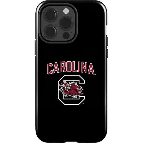 University of South Carolina Athletic Text & Logo iPhone 13 Pro Impact Case