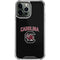 University of South Carolina Athletic Text & Logo iPhone 13 Pro Max Clear Case