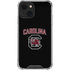 University of South Carolina Athletic Text & Logo iPhone 14 Plus Clear Case