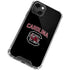 University of South Carolina Athletic Text & Logo iPhone 14 Plus Clear Case