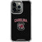 University of South Carolina Athletic Text & Logo iPhone 15 Pro Clear Case