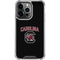 University of South Carolina Athletic Text & Logo iPhone 14 Pro Clear Case