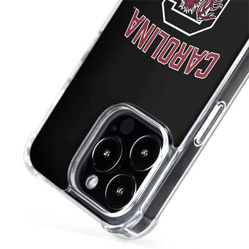 University of South Carolina Athletic Text & Logo iPhone 15 Pro MagSafe Case