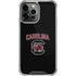 University of South Carolina Athletic Text & Logo iPhone 14 Pro Max Clear Case