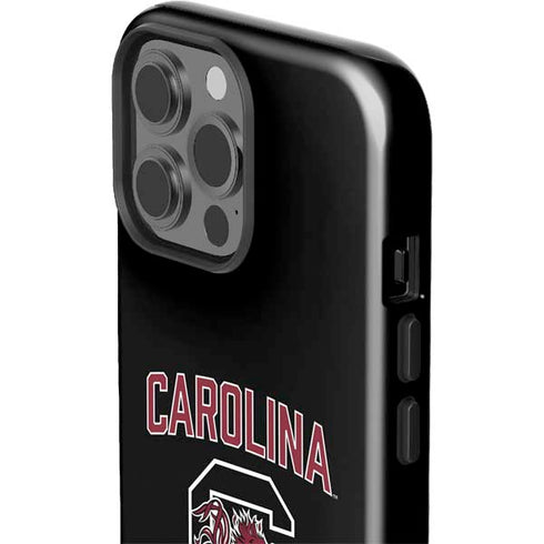 University of South Carolina Athletic Text & Logo iPhone 15 Pro Max Impact Case