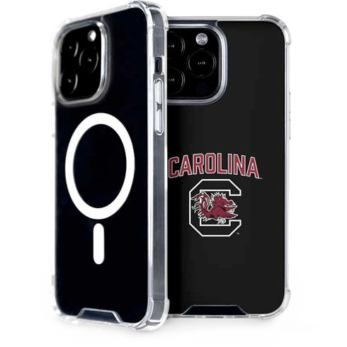 University of South Carolina Athletic Text & Logo iPhone 14 Pro Max MagSafe Case
