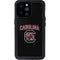 University of South Carolina Athletic Text & Logo iPhone 14 Pro Max Waterproof Case
