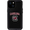 University of South Carolina Athletic Text & Logo iPhone 15 Waterproof Case
