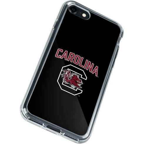 University of South Carolina Athletic Text & Logo iPhone SE (2nd & 3rd Gen) Clear Case