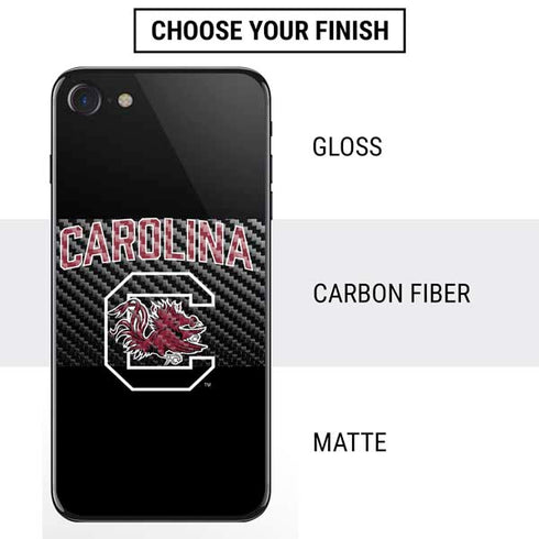 University of South Carolina Athletic Text & Logo iPhone SE (2nd & 3rd Gen) Skin