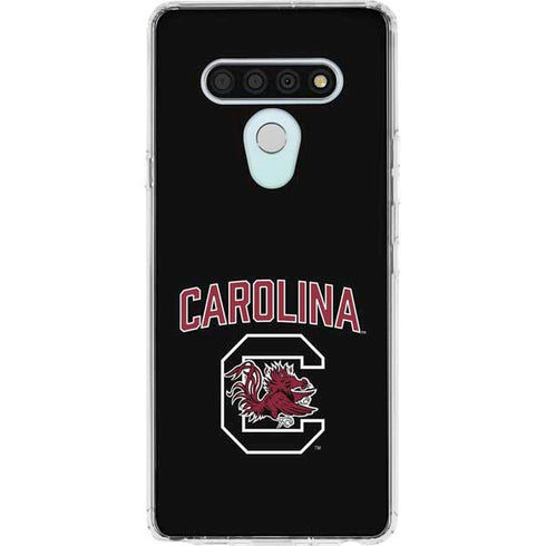 University of South Carolina Athletic Text & Logo LG Stylo 6 Clear Case