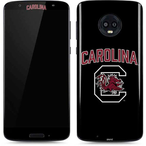 University of South Carolina Athletic Text & Logo Moto G6 Skin