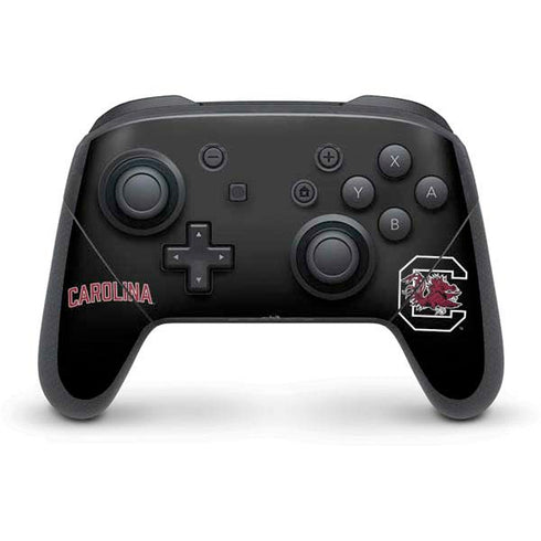 University of South Carolina Athletic Text & Logo Nintendo Switch Pro Controller Skin
