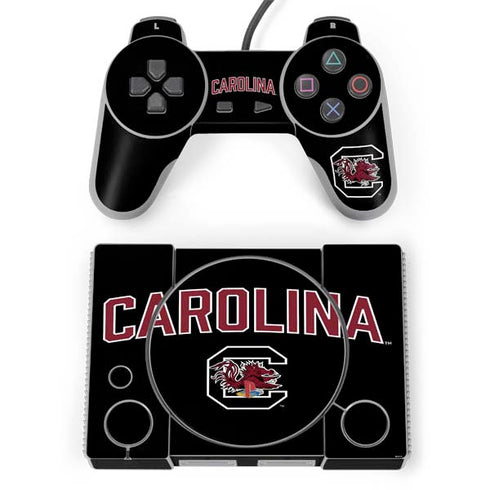 University of South Carolina Athletic Text & Logo PlayStation Classic Bundle Skin