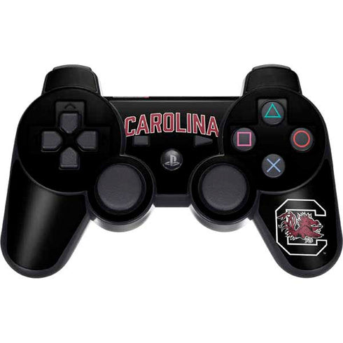 University of South Carolina Athletic Text & Logo PS3 Dual Shock wireless controller Skin