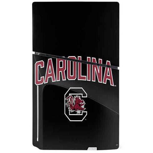 University of South Carolina Athletic Text & Logo PS5 Slim Disk Console Skin