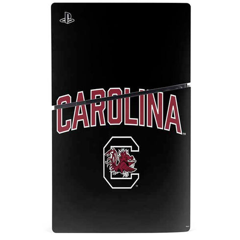 University of South Carolina Athletic Text & Logo PS5 Slim Digital Edition Console Skin