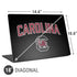 University of South Carolina Athletic Text & Logo Universal Laptop 18in (14.6 x 10.6in) Skin