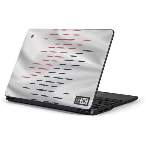 South Korea Soccer Flag Samsung Chromebook Skin