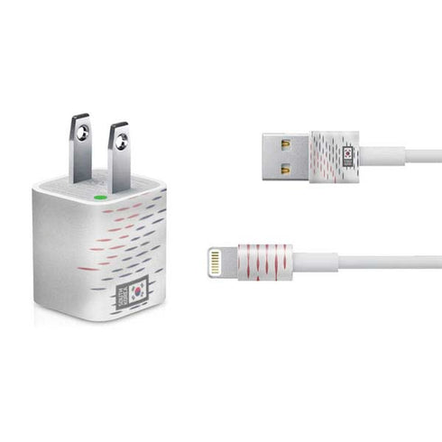 South Korea Soccer Flag iPhone Charger (5W USB) Skin