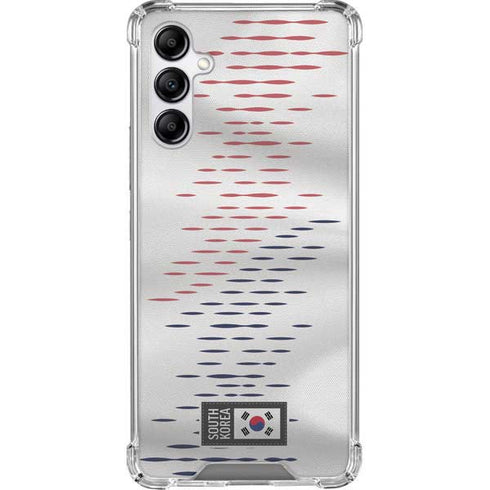 South Korea Soccer Flag Galaxy A14 5G Clear Case