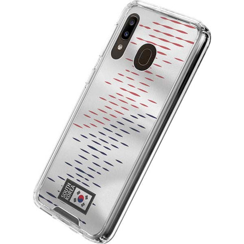South Korea Soccer Flag Galaxy A30 Clear Case