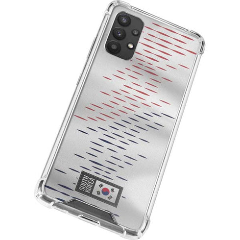 South Korea Soccer Flag Galaxy A32 5G Clear Case