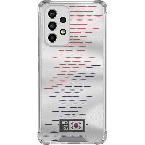 South Korea Soccer Flag Galaxy A33 5G Clear Case
