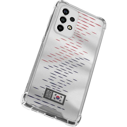 South Korea Soccer Flag Galaxy A53 5G Clear Case