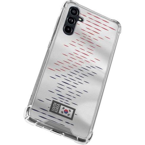 South Korea Soccer Flag Galaxy A54 5G Clear Case
