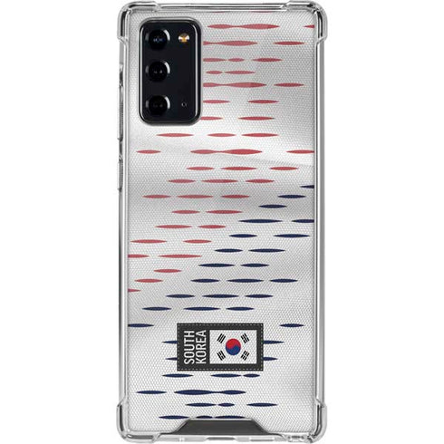 South Korea Soccer Flag Galaxy Note20 5G Clear Case