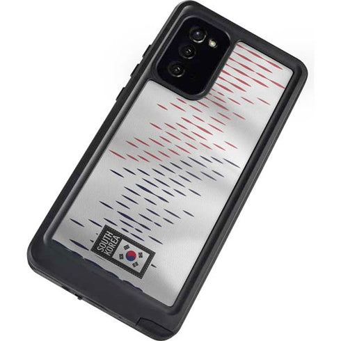 South Korea Soccer Flag Galaxy Note20 5G Waterproof Case