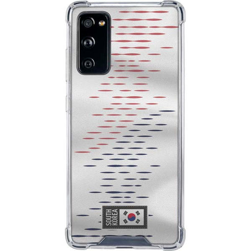 South Korea Soccer Flag Galaxy S20 FE Clear Case