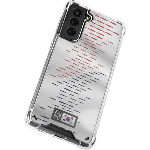 South Korea Soccer Flag Galaxy S21 5G Clear Case