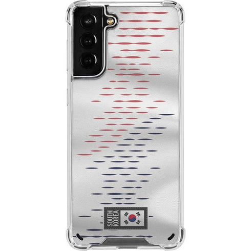 South Korea Soccer Flag Galaxy S21 Plus 5G Clear Case