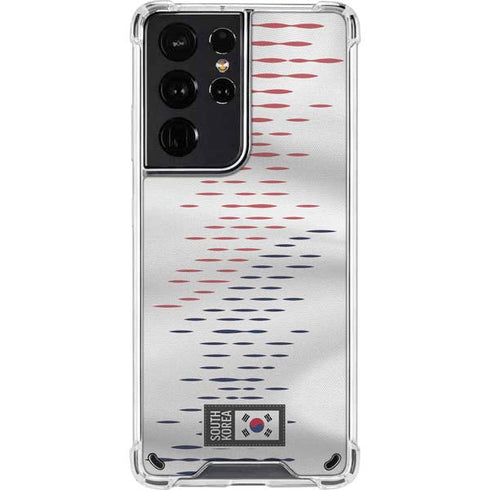 South Korea Soccer Flag Galaxy S21 Ultra 5G Clear Case