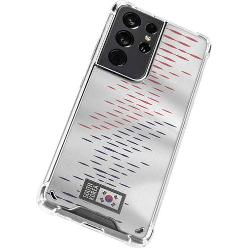 South Korea Soccer Flag Galaxy S21 Ultra 5G Clear Case