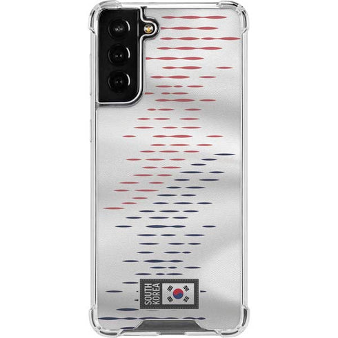 South Korea Soccer Flag Galaxy S22 Plus Clear Case