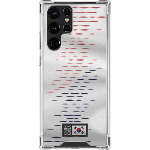 South Korea Soccer Flag Galaxy S22 Ultra Clear Case