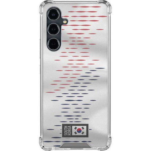 South Korea Soccer Flag Galaxy S23 FE Clear Case