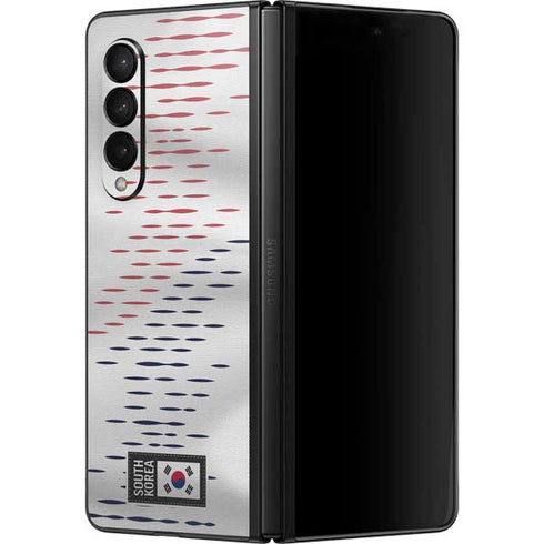South Korea Soccer Flag Galaxy Z Fold3 5G Skin