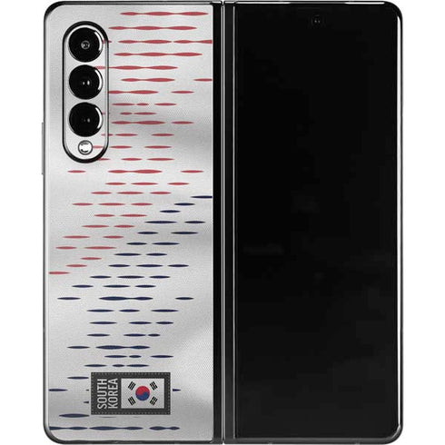 South Korea Soccer Flag Galaxy Z Fold3 5G Skin