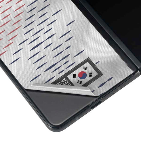 South Korea Soccer Flag Galaxy Z Fold3 5G Skin