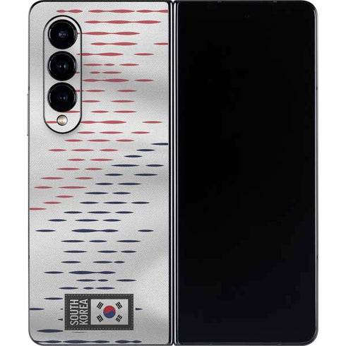 South Korea Soccer Flag Galaxy Z Fold4 5G Skin