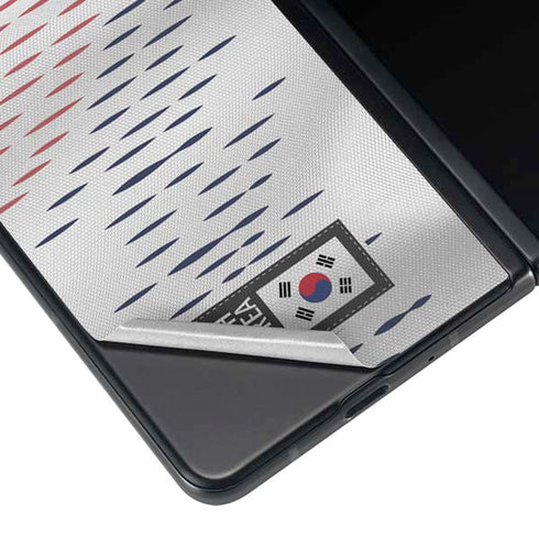 South Korea Soccer Flag Galaxy Z Fold4 5G Skin