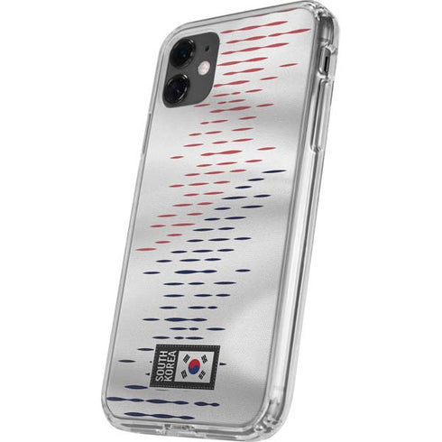 South Korea Soccer Flag iPhone 11 Clear Case