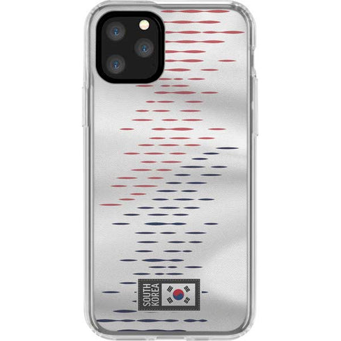 South Korea Soccer Flag iPhone 11 Pro Clear Case