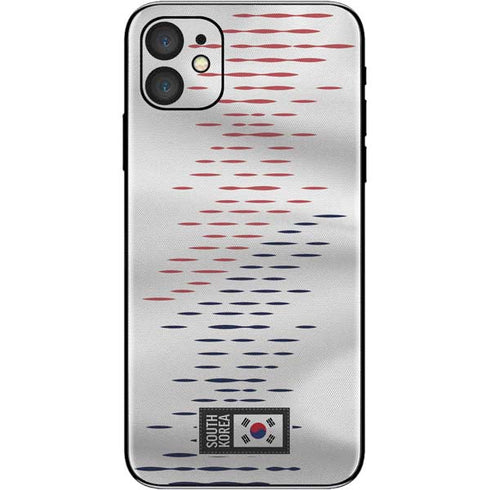 South Korea Soccer Flag iPhone 11 Skin