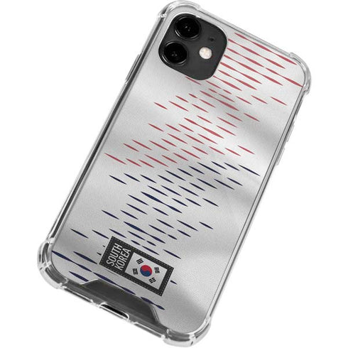 South Korea Soccer Flag iPhone 12 Clear Case